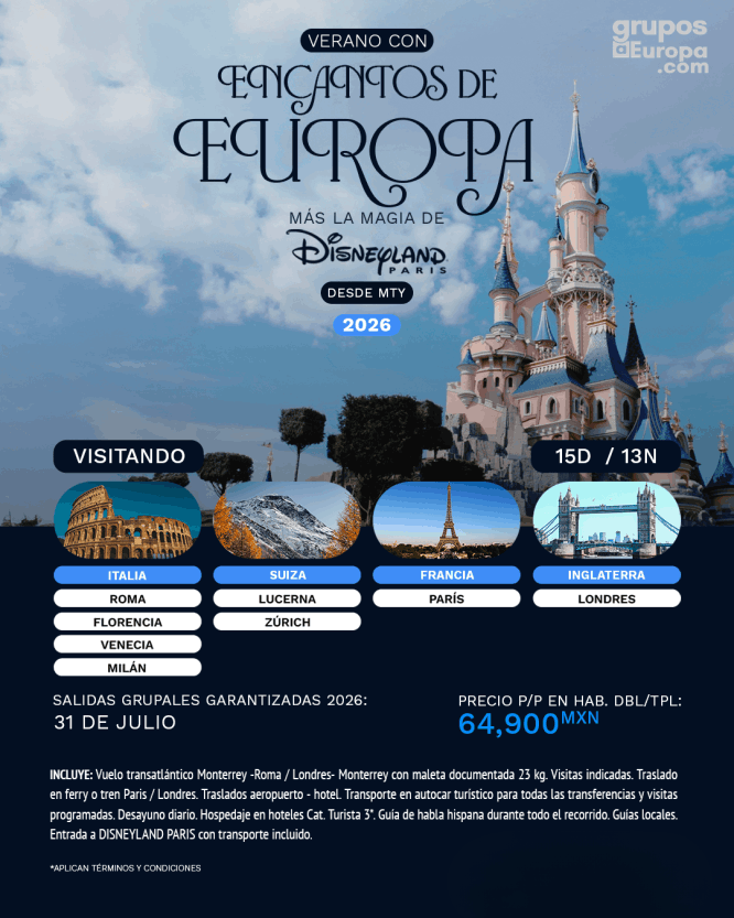Disney Encantos de Europa
